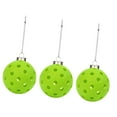 thumbnail image 5 of yotijay 3Pcs Pickleball Ornament Set Bag Keychain Christmas Tree Hanging Decorations for Green, 5 of 9