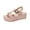 Pink, variant on VEKDONE Women's Arch Support Sandals Women's Fashion Casual Summer New Style Solid Color Thick Bottom Beach Fish Mouth Wedge Sandals