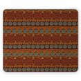 thumbnail image 1 of Earth Tones Mouse Pad, Hand Drawn Style Floral Art Primitive Cultural Design Mandala Inspired, Rectangle Non-Slip Rubber Mousepad, Multicolor, by Ambesonne, 1 of 2