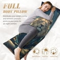 thumbnail image 5 of Picia Starry Sky Meditating Lion Body Pillow Cover - Super Soft Microfiber 20x54 Body Pillow Case - Envelope Closure, Wrinkle, Stain Resistant Body Pillow Cover,Elegant Bedding, 5 of 8