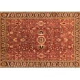 thumbnail image 1 of Ahgly Company Indoor Rectangle Oriental Orange Traditional Area Rugs, 5' x 8', 1 of 4