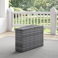 thumbnail image 5 of Catalina Outdoor Wicker Arm Table Gray, 5 of 9