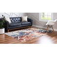 thumbnail image 3 of Rugs.com Gossamer Collection Rug – 7' x 10' Brick Red Medium Rug Perfect For Bedrooms, Dining Rooms, Living Rooms, 3 of 9