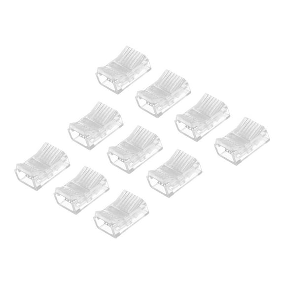 LED Strip Connector 6 Pin, 12mm LED Connectors for Strip Light Connector 10 Pack