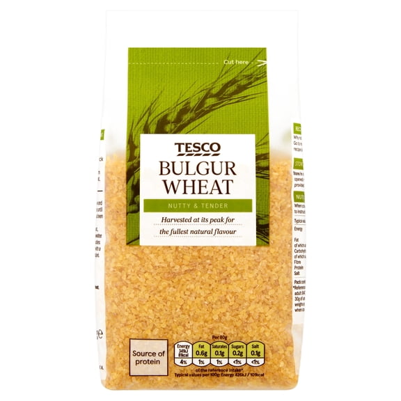 Tesco Wholefoods Bulgar Wheat 500G, Imported from Britain