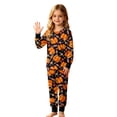 thumbnail image 2 of Angala Halloween Pajamas For Toddler Girls Pumpkin Graphic Pjs Outfits Long Sleeve Pants Set Kid Fall Loungewear, 2 of 4
