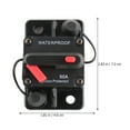 NUTEDOM Car Fuses Circuit Breaker Manual Reset Inline Inverter Marine