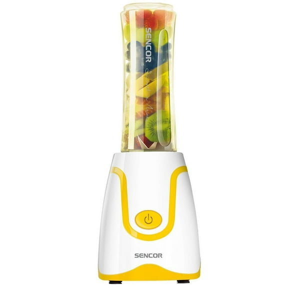 Sencor - Personal Blender with 0.6L Capacity + Coffee Grinder, 300W, Yellow