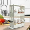 thumbnail image 5 of Shoreew Sliding Spice Rack Organizer Pull-Out Design Large Capacity Adjustable Height Multi-Functional Seasoning Organizer Storage Holder, 5 of 6