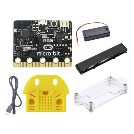 

BBC :Bit Go Kit with Vertical Terminal Connector+Protective Case+Shell Programmable Learning Development Board DIY