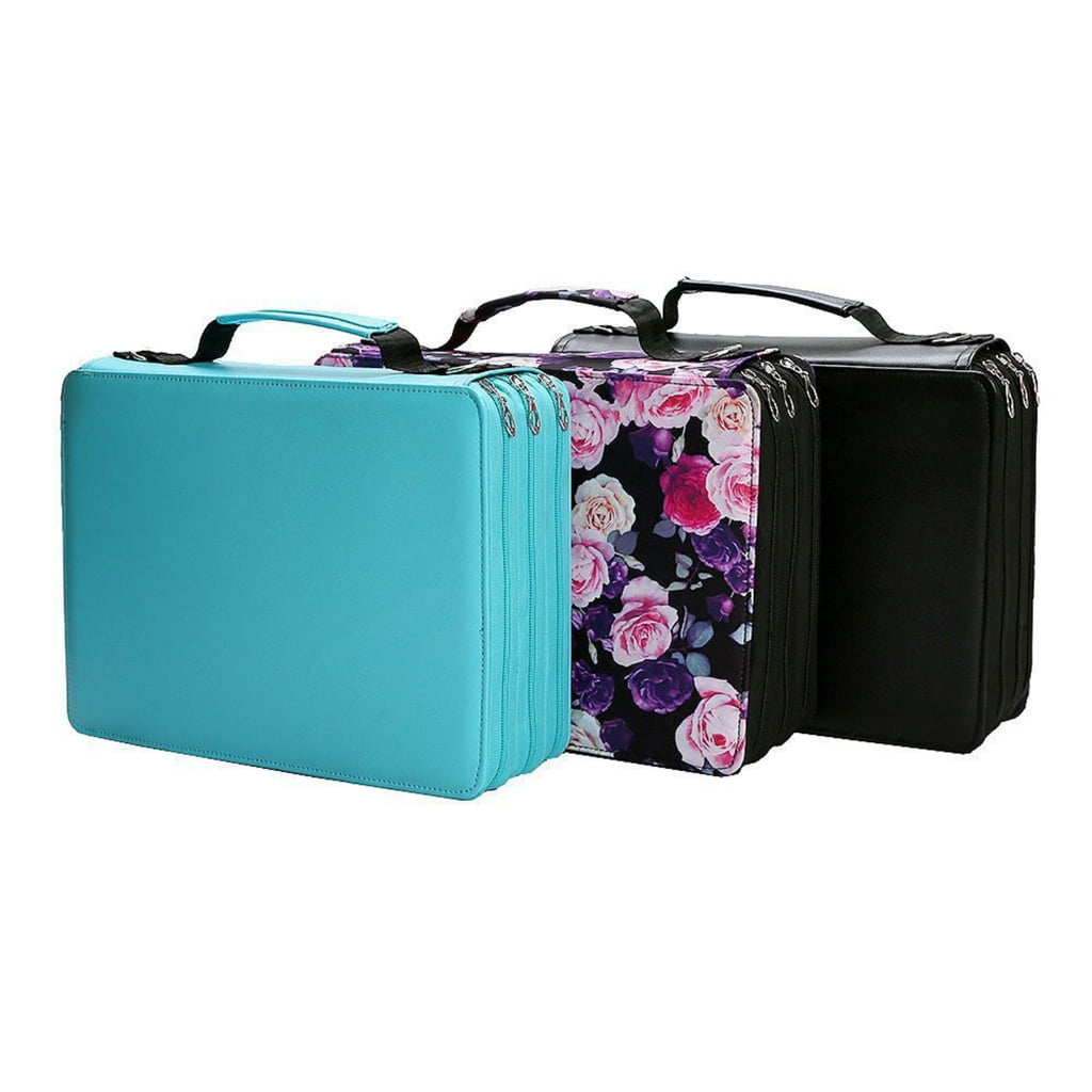 YongCo 168/224 Slot Markers Organizers Carrying Bag Multifunctional Leather Marker Case