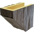 thumbnail image 6 of Ekena Millwork 6"H x 10"D x 48"W Riverwood Faux Wood Fireplace Mantel Kit with Ashford Corbels, Natural Honey Dew, 6 of 10
