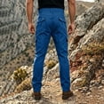 thumbnail image 5 of Men's Slim Fit Stretch Cargo Pants Distressed Skinny Pants for Men, Fashion Straight Leg Comfort Flex Waist Tactical Pants with Multi Pockets, 5 of 7