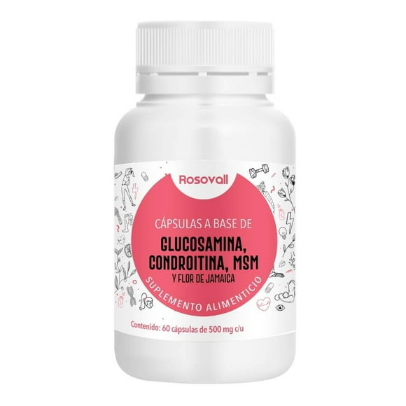 Suplemento alimenticio Rosovall Altus glucosamina 60 cápsulas 500 mg