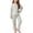 ZA-Gray-sleepwear pajamas set, variant on MKOSPLRT Plaid Pajamas Sets 3-16 Years Long Sleeve Button Down 2 Pieces Nightwear Shirt Pjs Bottoms Soft Lounge Set Sleepwear with Pocket
