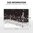 thumbnail image 2 of Balery Piano Keys With Musical Notes Alfombrilla de Secado para Cocina, 18x24 Pulgadas, Súper Absorbente para Platos y Encimeras, 2 of 7