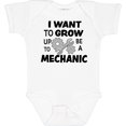 thumbnail image 3 of Inktastic I Want to Grow Up to Be a Mechanic Boys or Girls Baby Bodysuit, 3 of 5