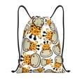 thumbnail image 1 of Fotbe Giraffes Head Bolsa Mochila con Cordón Estampada, Bolsa de Gimnasio Deportiva, Bolsa Cinch, Bolsa con Cordón para Hombres y Mujeres-Small, 1 of 6