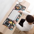 thumbnail image 3 of Long Mouse Pads for Desk,Black Princess Castle Pattern Desk Mats on Top Of Desks, Desk Mouse Pad Extra Large with 3mm Non-Slip Base and Stitched Edge for Gaming,Office,Work,Home 31.5"x11.8", 3 of 6