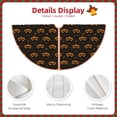 thumbnail image 3 of Xecao Halloween Pumpkins1 Pattern Christmas Tree Skirt Round Xmas Tree Mat Base Cover for Holiday Home Decorations-30", 3 of 6