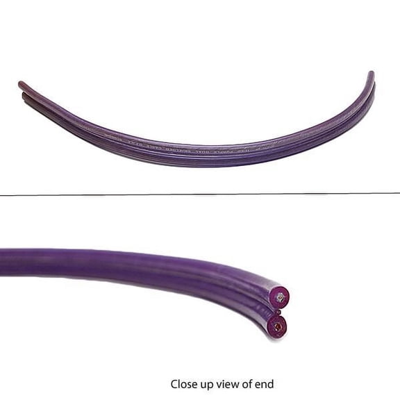 Scosche EFX 2 Iced Purple Dual Shielded Boat Audio / Video Cable (10 FT)