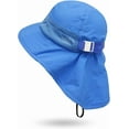 thumbnail image 3 of 2Pack Toddler Sun Hat Baby Beach Hat Summer UPF 50+ Protection Caps for Boys Girls Wide Brim Neck Flap Outdoor Play Hats, 3 of 8
