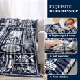 thumbnail image 3 of City Football Gifts for Team Fans, Sports Football Throw Blanket for Men Women, Team Colors Throw for Sofa Couch Bed Living Room 60"x50", 3 of 6