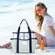 thumbnail image 1 of Beach Bag Large Capacity Travel Shoulder Swimwear Storage Portable Swim Resort Tote, 1 of 5