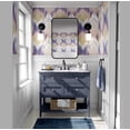 thumbnail image 2 of S4Sassy Ikat Pattern Wallpaper - Blue Wall Covering, 25" x 360" Self-Adhesive Textured Vinyl Walls Paper, Walls Wrap, Easy DIY Wall Covering For Kids Bedroom, Kids room wall decor, Playroom Wallpaper, 2 of 8