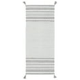 thumbnail image 3 of SAFAVIEH Montauk Ben Striped Cotton Area Rug, Grey/Ivory, 2'3" x 4', 3 of 10