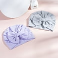 thumbnail image 6 of Baby Girl Turban Infant Bow Knot Caps Newborn Baby Cap  Toddler Hat Beanie Head Wraps, 6 of 6