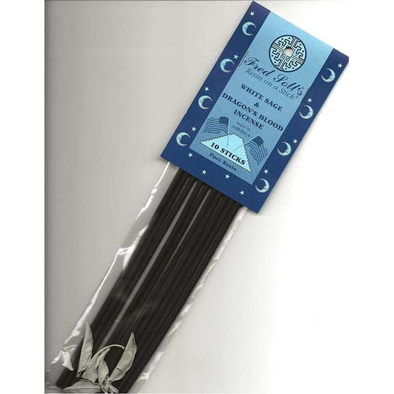 FRED SOLL'S® Resin ON A Stick® White SAGE & Dragon's Blood Incense (10 Sticks)