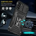 thumbnail image 6 of Case for Galaxy S21 Plus, Slide Lens Protective Case Shockproof Impact Resistant with Kickstand Cover Case for Samsung Galaxy S21 Plus 4G/5G 6.7 inch Black, 6 of 13