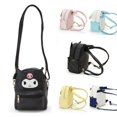 Girl Ladies Kuromi My Melody Cinnamoroll Hello Kitty Backpack Crossbody Bag