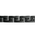 thumbnail image 2 of Bling Jewelry Mens Men's Masculine  Infinity Greek Key Link Bracelet Black Stainless Steel 8.5 Inch 12MM Width, 2 of 5