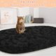 thumbnail image 4 of Alfombra LOCHAS 100x190 cm Negra Ovalada y Suave para Al Lado de la Cama, 4 of 7