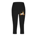thumbnail image 4 of Bovemsi Compression Leggings for Women High Waist Stretchy Halloween Graphic Yoga Pants, 7/8 Length Slim Workout Running Leggings Vacation Outfits for Women M Black, 4 of 4