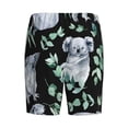 thumbnail image 7 of Daiia Cartoon Koala Bear Mens Woven Stretch Pajama Short,Short Pajama Pants-X-Large, 7 of 7