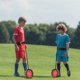 thumbnail image 5 of Kuymtek Práctica Entrenamiento Fútbol ​​cinturón Auxiliar Patadas Fútbol (amarillo), 5 of 8