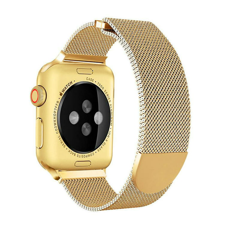 Luxury Metal Designer Band for Apple Watch | Infinity Loops, Gold / 49