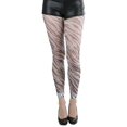 thumbnail image 3 of ToBeInStyle Women's Zebra Print Fishnet Footless Opaque Tights, 3 of 5