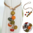 thumbnail image 1 of Curtain Accessory Adjustable Pumpkin Drapery Ties for Halloween Fall Seasonal Décor Modern Rope Tiebacks for Windows Bathrooms Nurseries and Living Spaces, 1 of 5