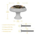 thumbnail image 5 of Firefly Fluorescent Drawer Pulls with Screws: Round 4-Pack Glow-in-the-Dark Knobs – Suitable for Cabinets, Wardrobes, Dressers, 5 of 6