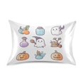 thumbnail image 7 of Yayeee Pillowcase Queen Size Set of 2 Satin Wrinkle Resistant Pillow Case, White Halloween Ghost, 7 of 7