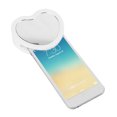 thumbnail image 3 of SG-05 Heart Shape Smart Phone LED Selfie Lamp Ring Light Portable Rechargeable Ring Light Enhancing Photography For iPhone, 3 of 5
