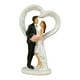 thumbnail image 4 of Figura de resina para tarta de boda, estatua de pareja, escultura romántica conmemorativa para amantes, para cumpleaños, marido, esposa y recién, 4 of 8