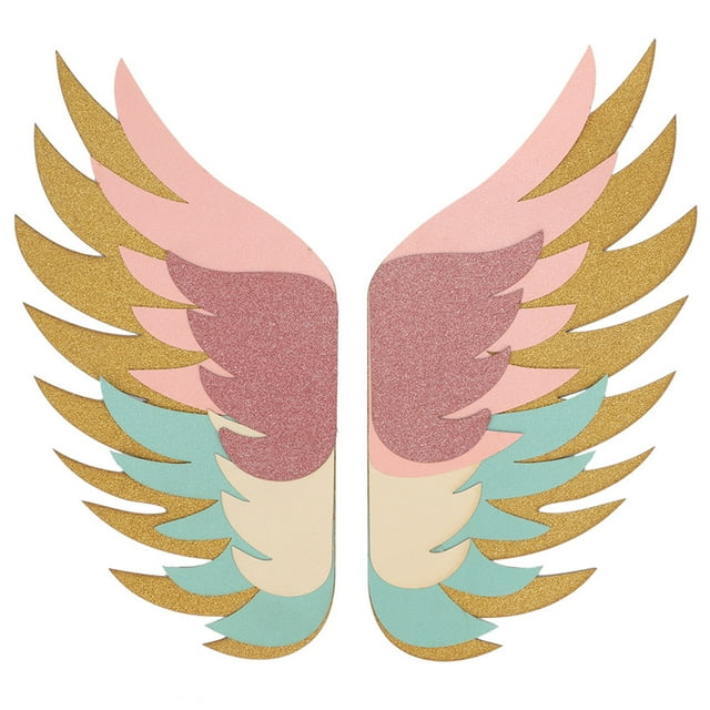 Adorable Cake Wing, Wing Decoration, Multi-layer For Baby Shower Home Decoration Birthday Party Garden Party Anniversary Wedding Type 3