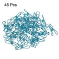 thumbnail image 3 of Uxcell 1" Small Metal Wire Clips Multi-Purpose Bag Clamps, Blue 45 Count, 3 of 5