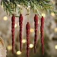 thumbnail image 4 of Clearance Sales!12pcs Xmas Tree Hanging Ornaments Twisted Icicle Ornament for Christmas Tree Wedding, Christmas Tree Glitter Spiral Strip Hanging, 4 of 7