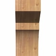 thumbnail image 2 of 6"W x 10"D x 14"H Mediterranean Rough Sawn Corbel, Western Red Cedar, 2 of 9